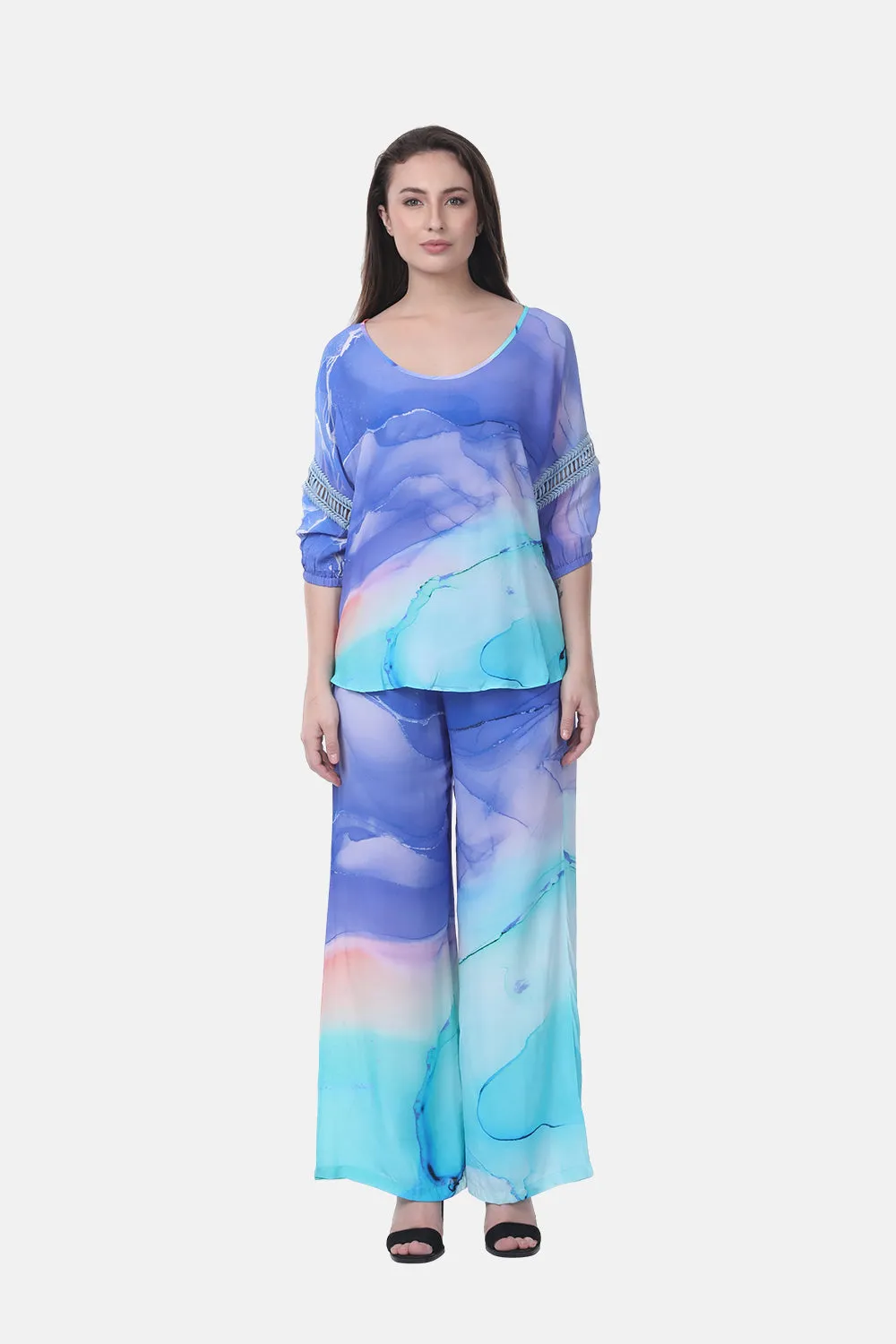 TEMPER BLUE - LILY TOP