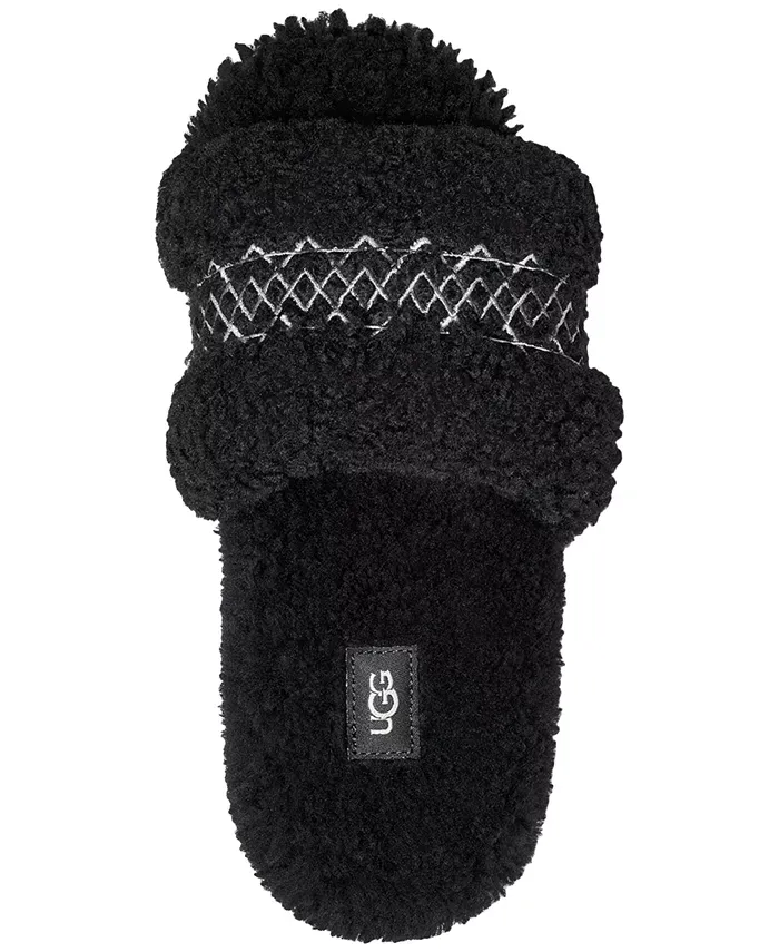 UGG Women's Cozetta Braid Slippers, Black