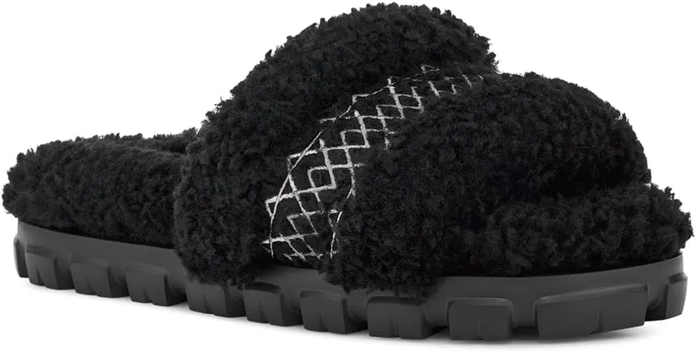 UGG Women's Cozetta Braid Slippers, Black
