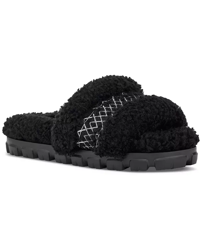 UGG Women's Cozetta Braid Slippers, Black