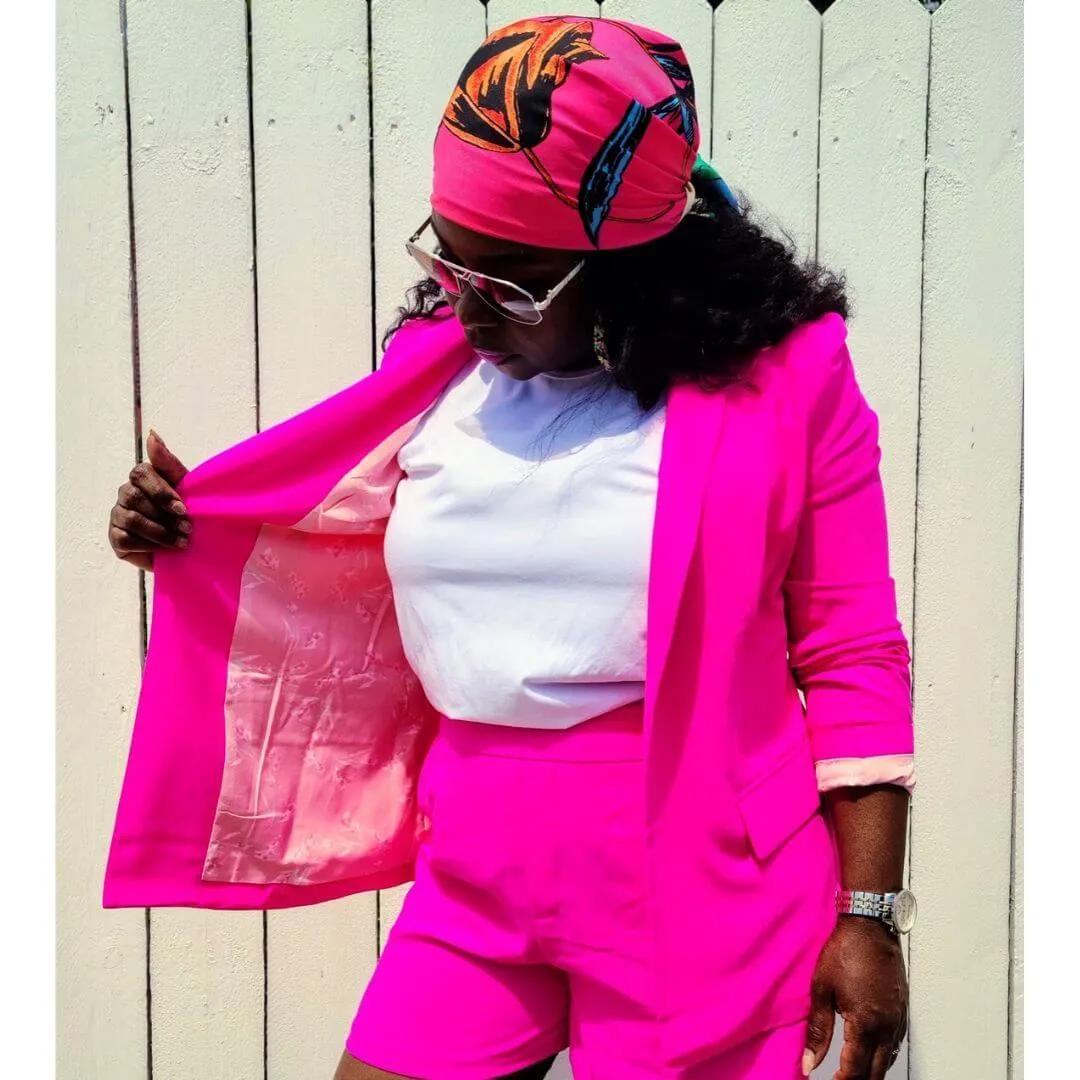 Ultra Pink Shorts Suit
