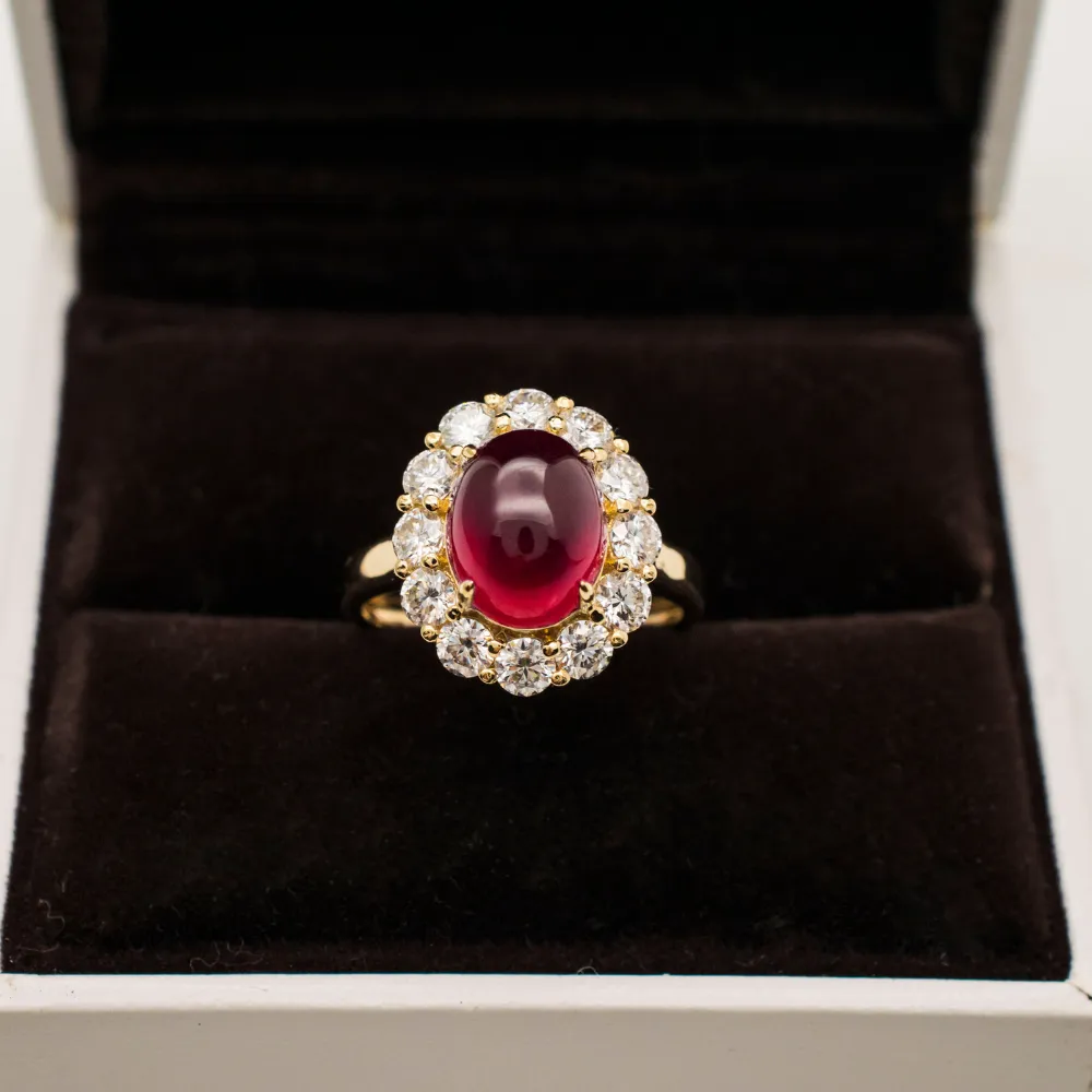 Vintage Diamond and Ruby Ring