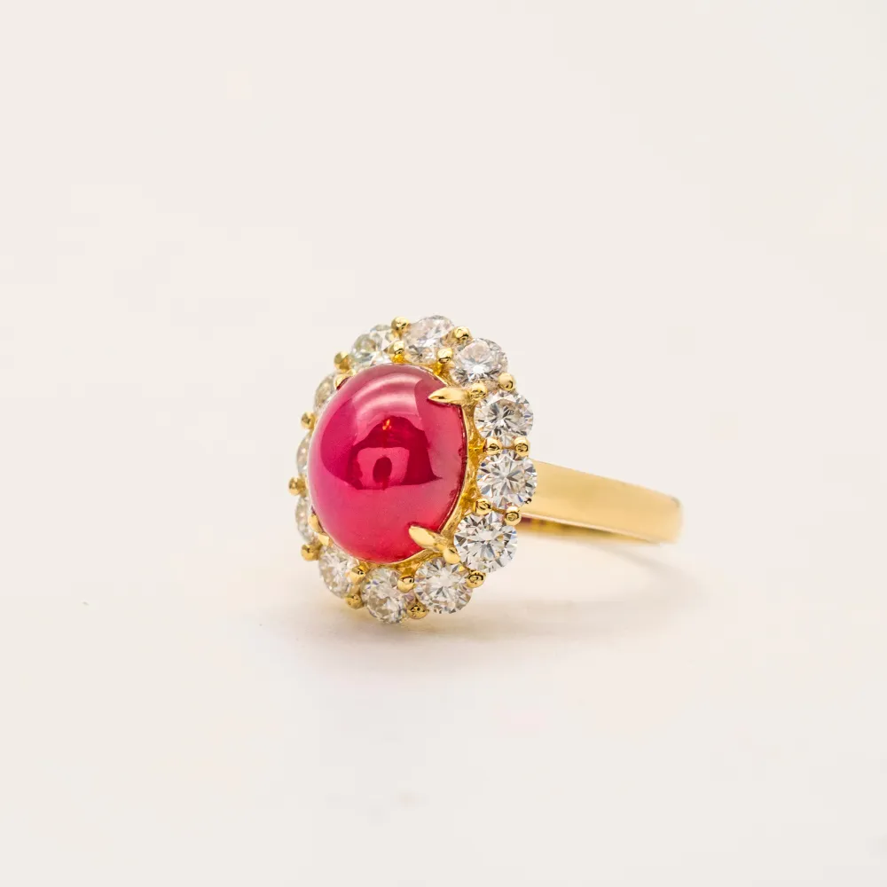 Vintage Diamond and Ruby Ring