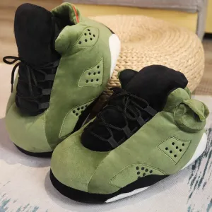 Women's Plush Jordan Slippers