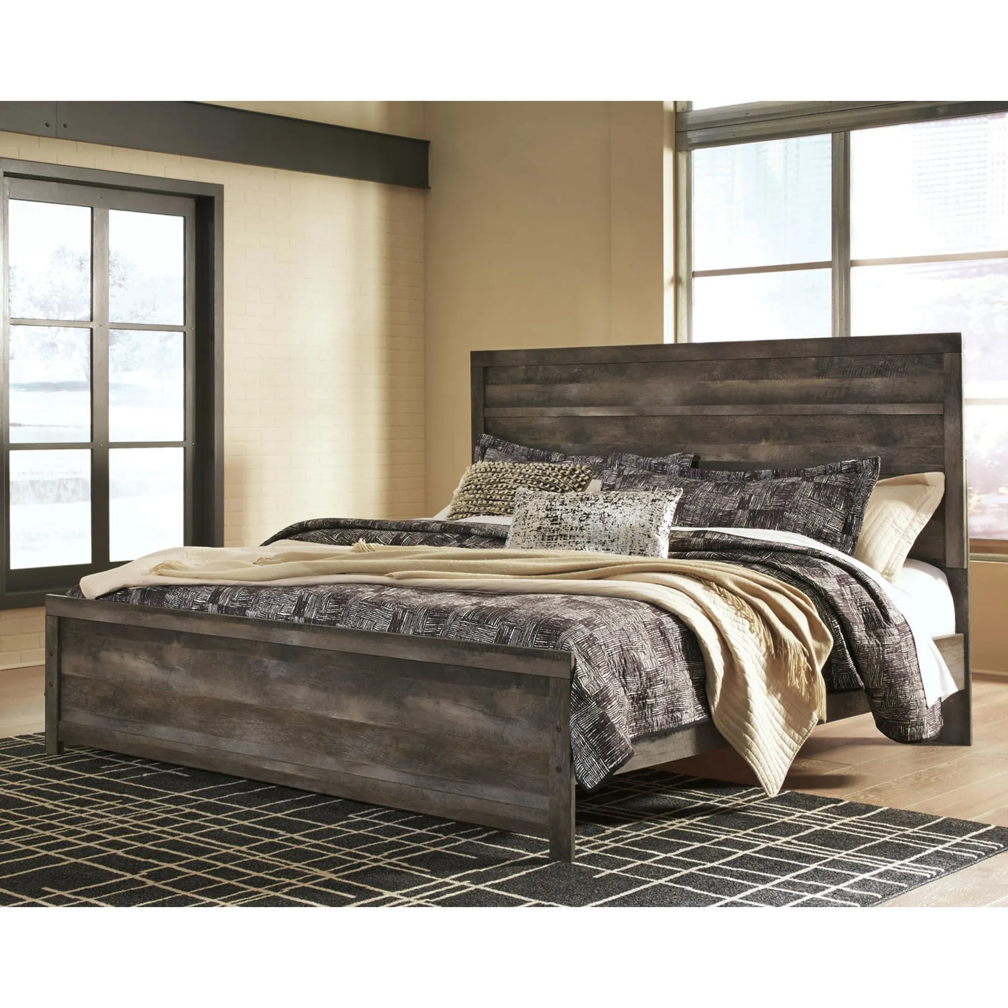 Wynnlow Platform Bed - Gray